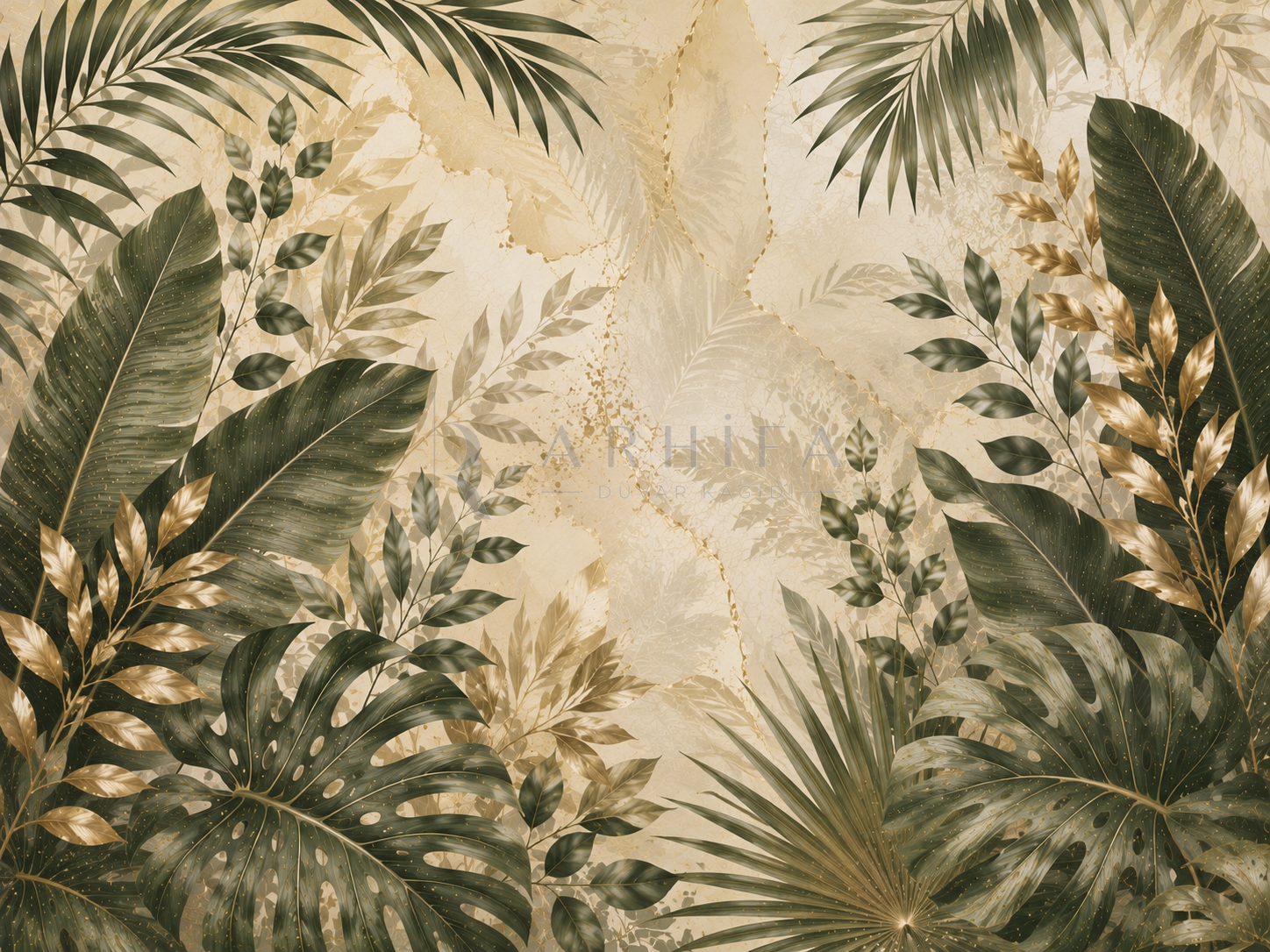 — Botanical Signature Duvar Kağıdı (BL-015) – görsel 2