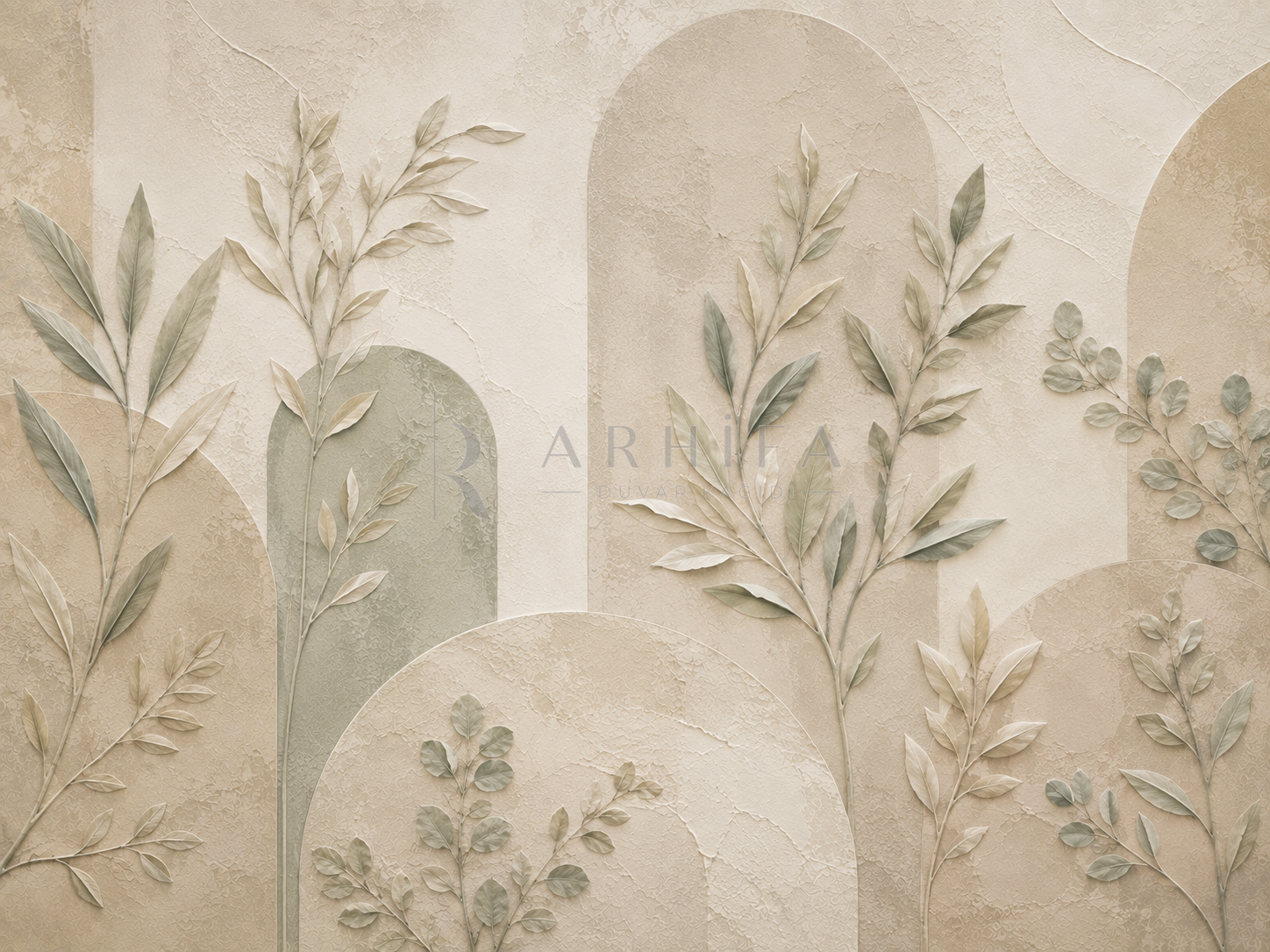 — Soft Botanical Duvar Kağıdı (BR-003) – görsel 2