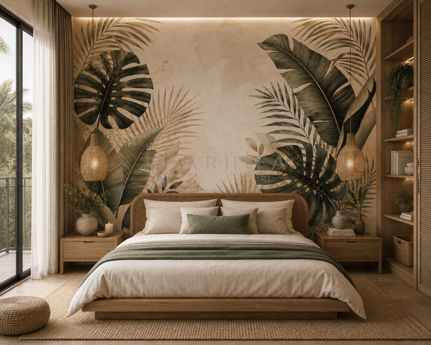 Tropical Elegance - Çocuk Odası Duvar Kağıdı (BT-009) görsel