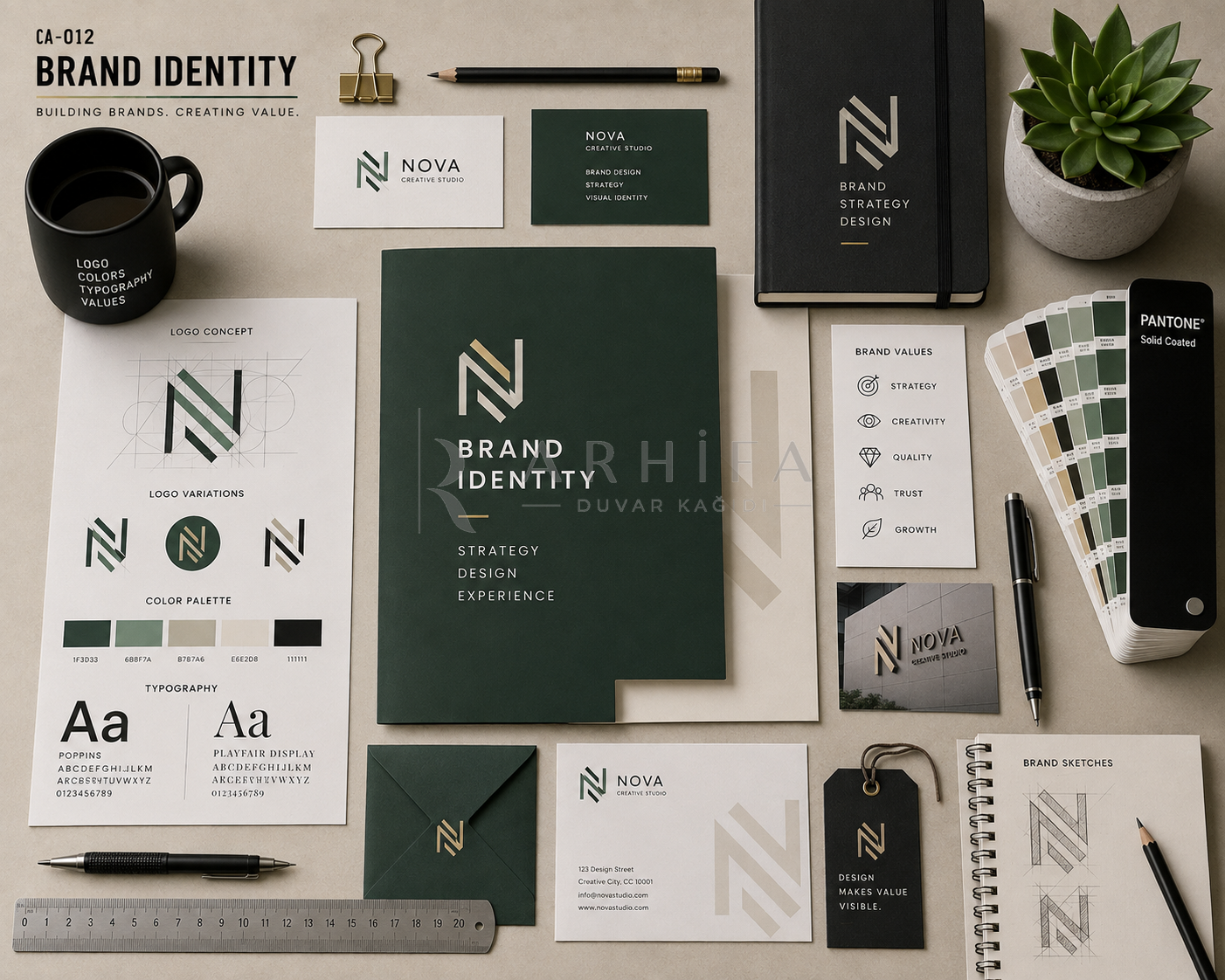 — Brand Identity Duvar Kağıdı (CA-012) – görsel 2