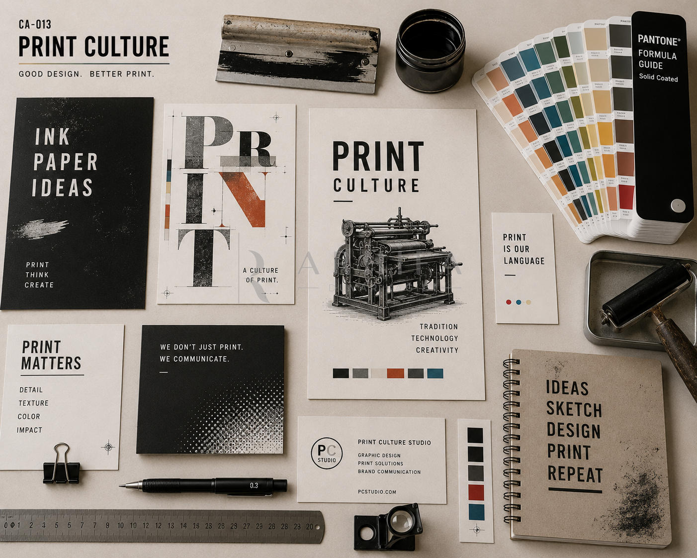 — Print Culture Duvar Kağıdı (CA-013) – görsel 2