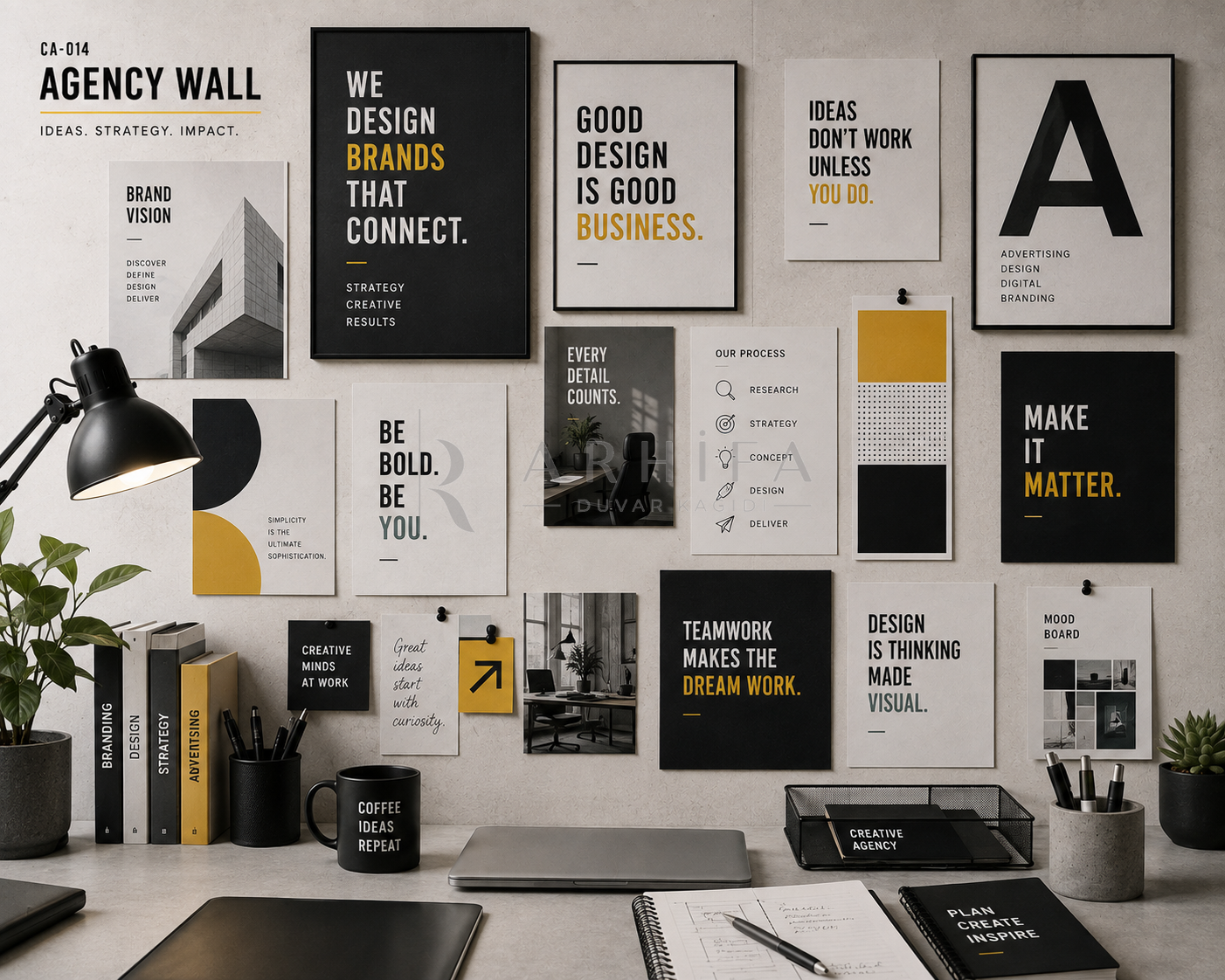 — Agency Wall Duvar Kağıdı (CA-014) – görsel 2
