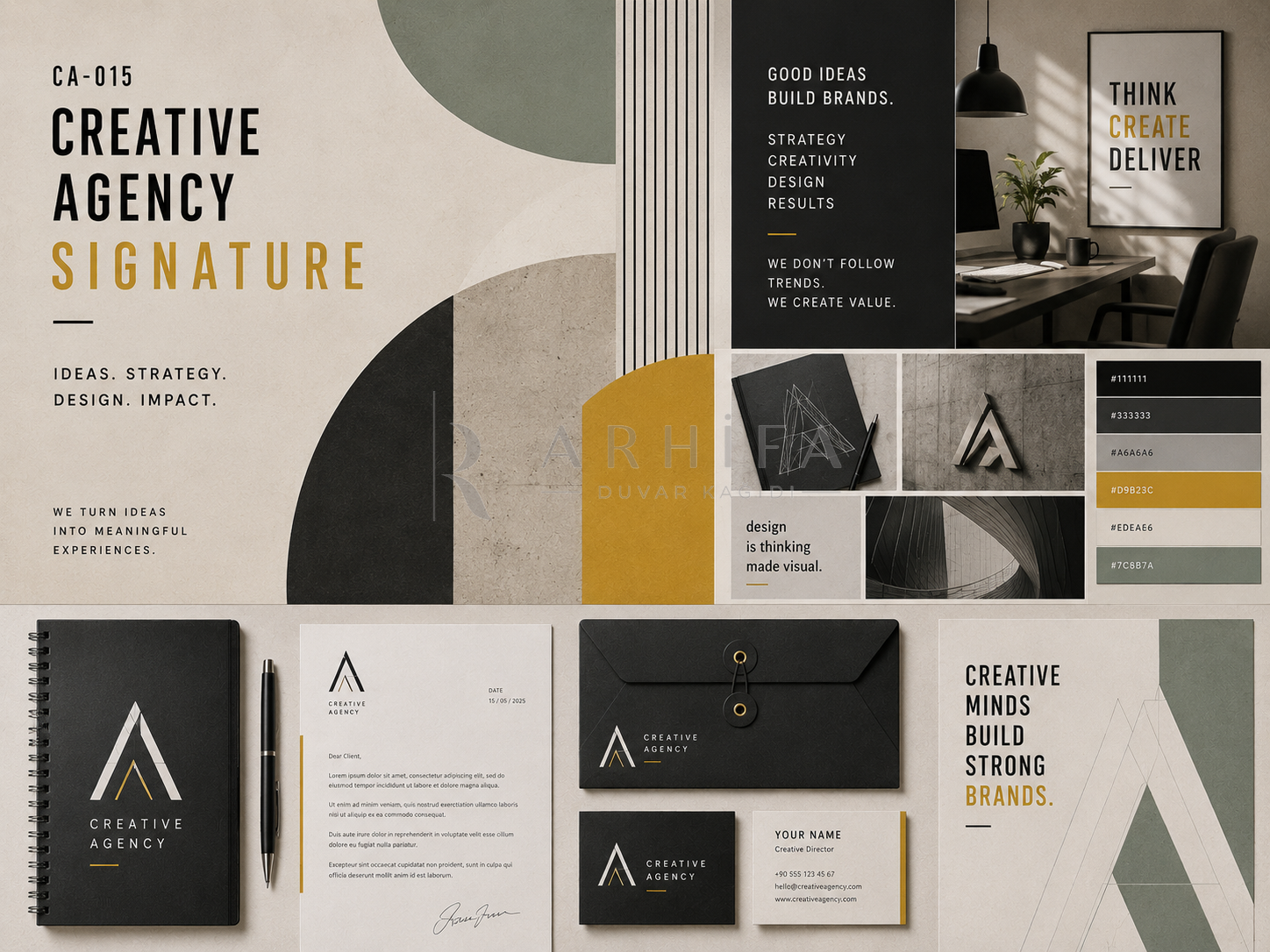 — Creative Agency Signature Duvar Kağıdı (CA-015) – görsel 2