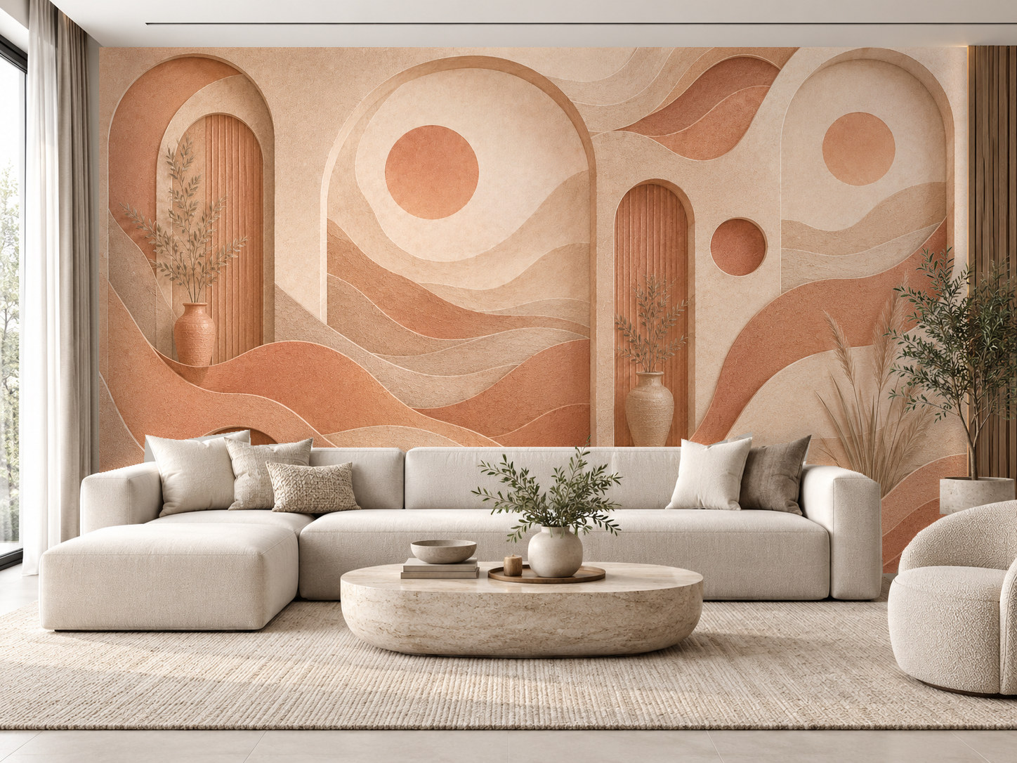 Terracotta Flow Duvar Kağıdı (TT-002) – görsel 1