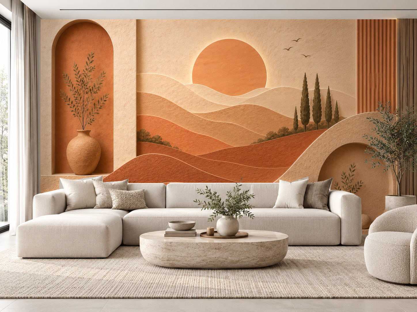 Warm Landscape Duvar Kağıdı (TT-014) – görsel 1