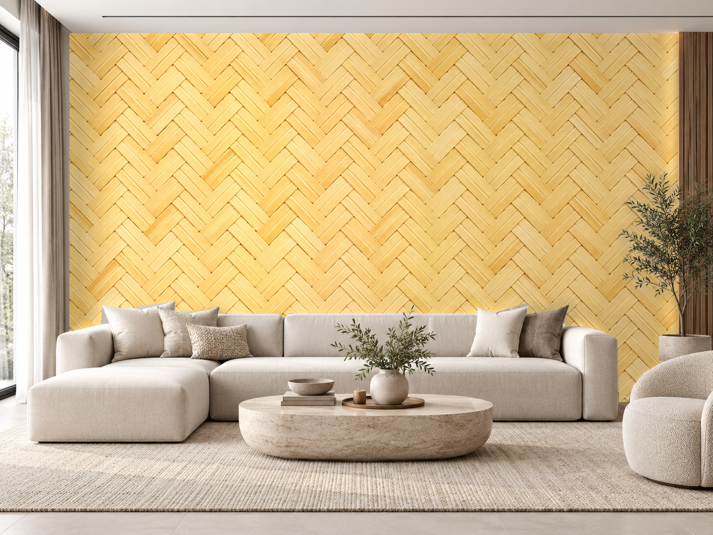 Bamboo Weave Duvar Kağıdı (C06-RB-003) – görsel 1