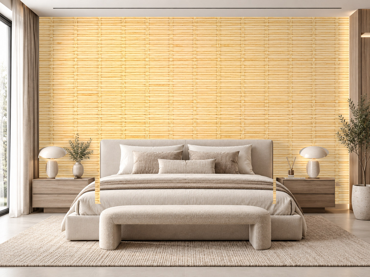 Bamboo Linen Duvar Kağıdı (C06-RB-008) – görsel 1