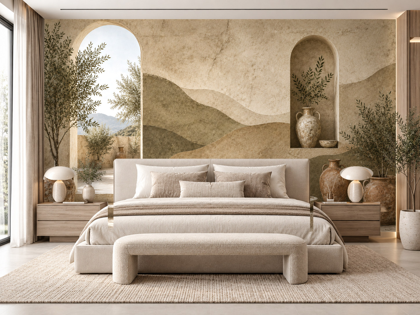 Rustic Olive — Kaynak Varyantı Duvar Kağıdı (C05-TT-013B) – görsel 1