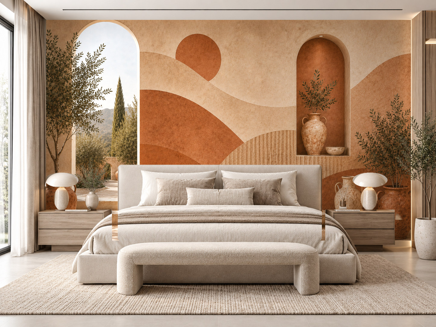 Terracotta Prestige — Kaynak Varyantı Duvar Kağıdı (C05-TT-015B) – görsel 1