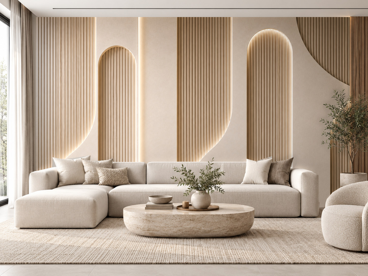 Architectural Rhythm — Kaynak Varyantı Duvar Kağıdı (C06-FP-008C) – görsel 1