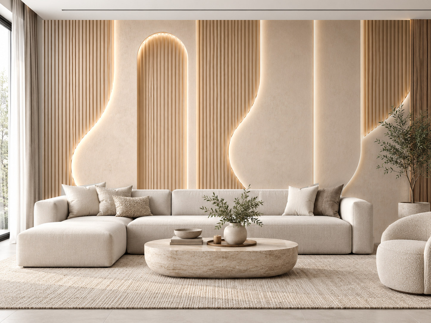 Organic Panels — Kaynak Varyantı Duvar Kağıdı (C06-FP-014C) – görsel 1