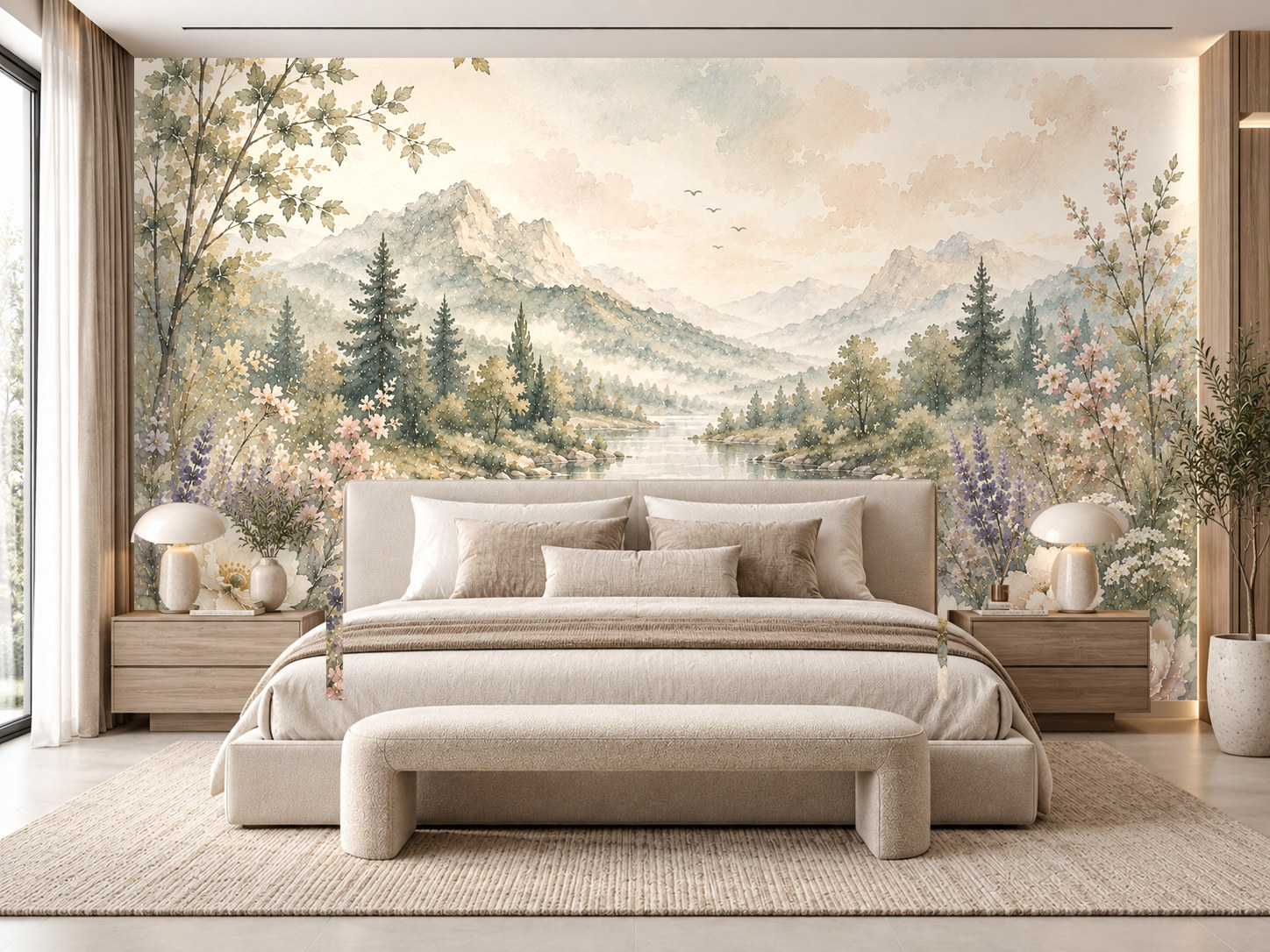 Gentle Wilderness (2) — Kaynak Varyantı Duvar Kağıdı (C12-WM-012B) – görsel 1