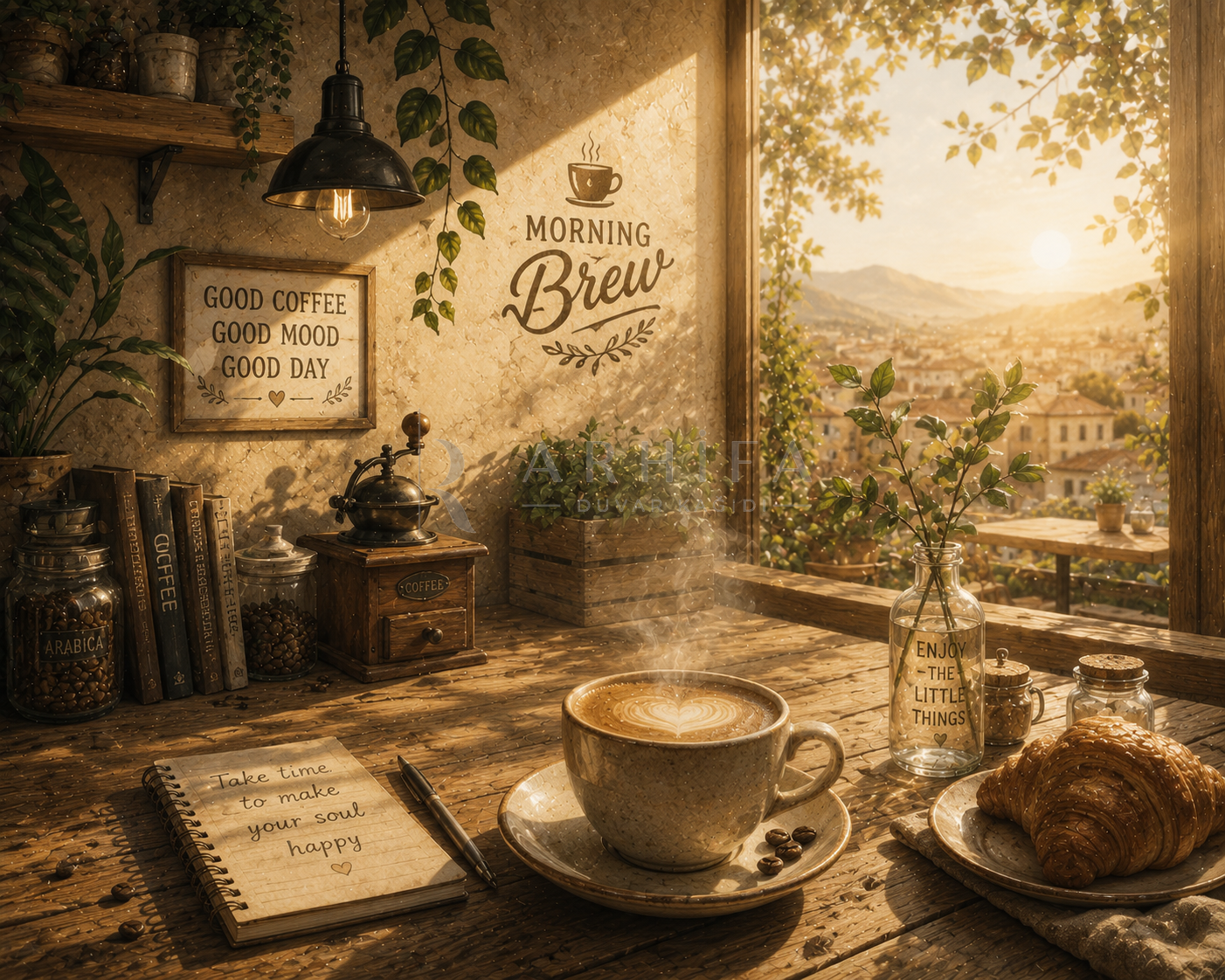 Morning Brew Duvar Kağıdı (CF-003) – görsel 2