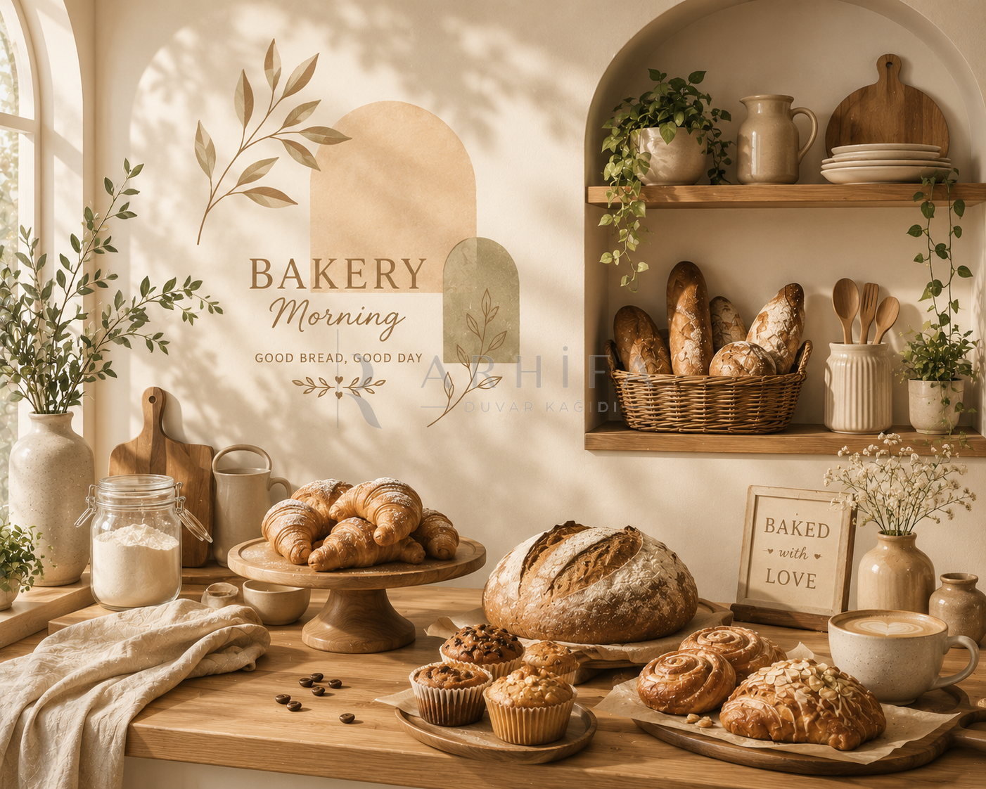 Bakery Morning Duvar Kağıdı (CF-006) – görsel 2