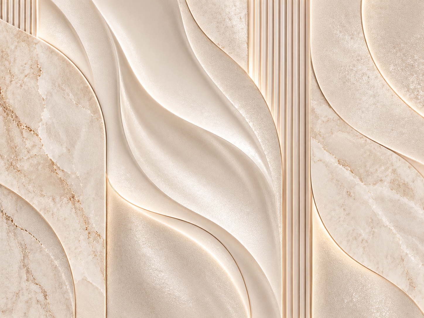 Serene Glow Surface — Estetik & Kozmetik Duvar Kağıdı (TS-AC-007A) – görsel 2