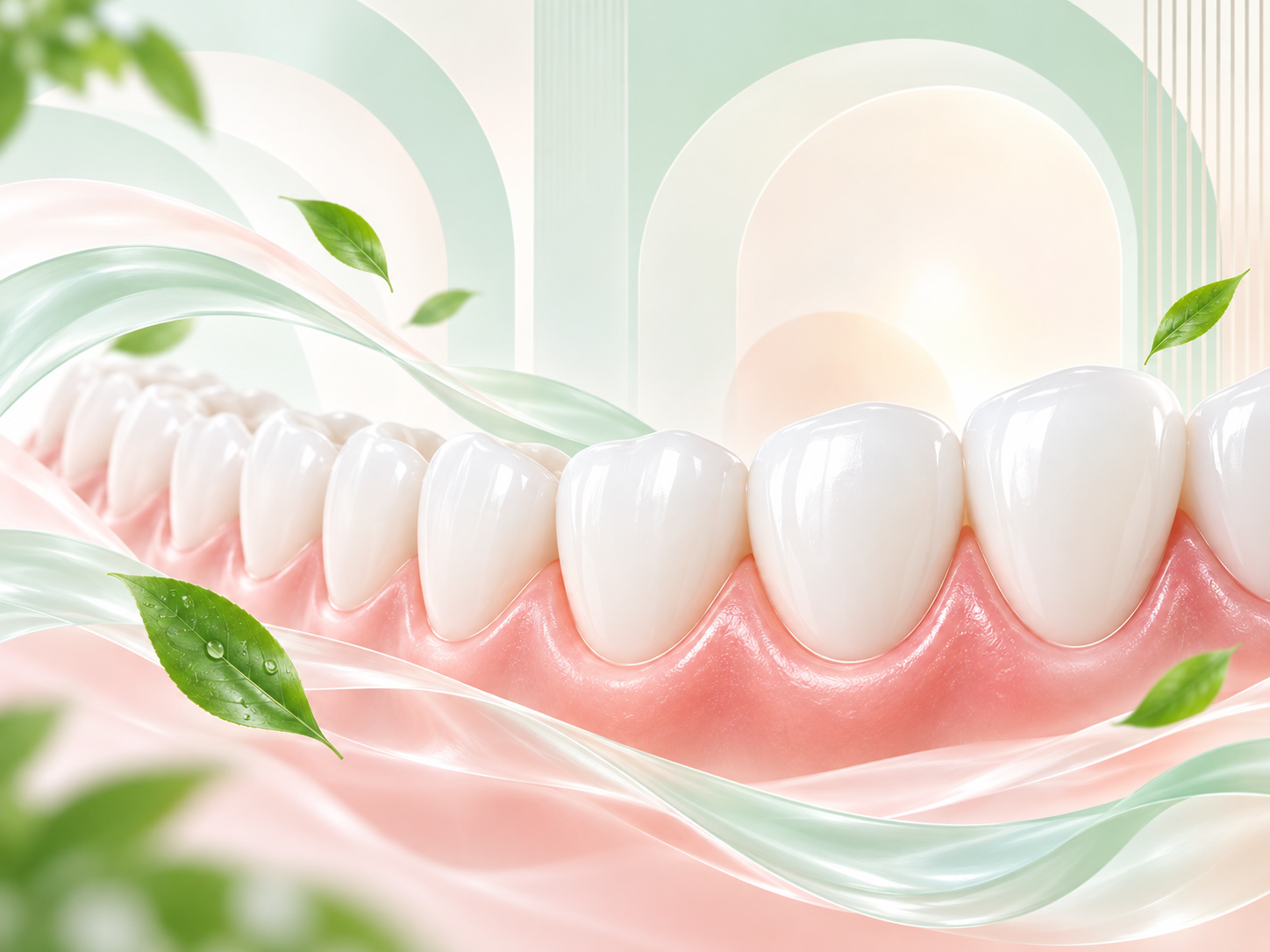 Healthy Gum Harmony — Diş kliniği Duvar Kağıdı (TS-DT-014) – görsel 2
