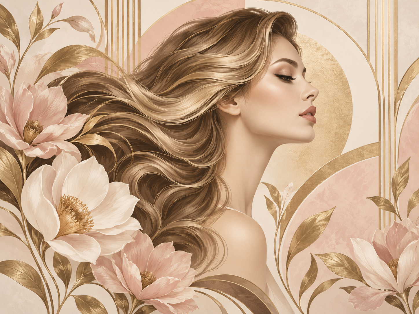 Beauty Salon Signature — Kuaför Duvar Kağıdı (TS-HB-016) – görsel 2