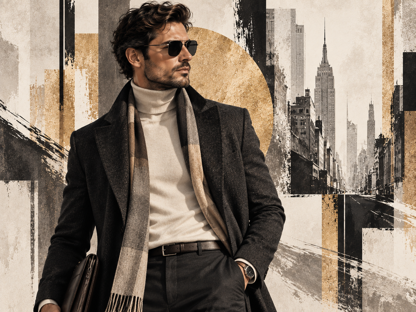 Urban Menswear — Erkek butik Duvar Kağıdı (TS-MF-003) – görsel 2