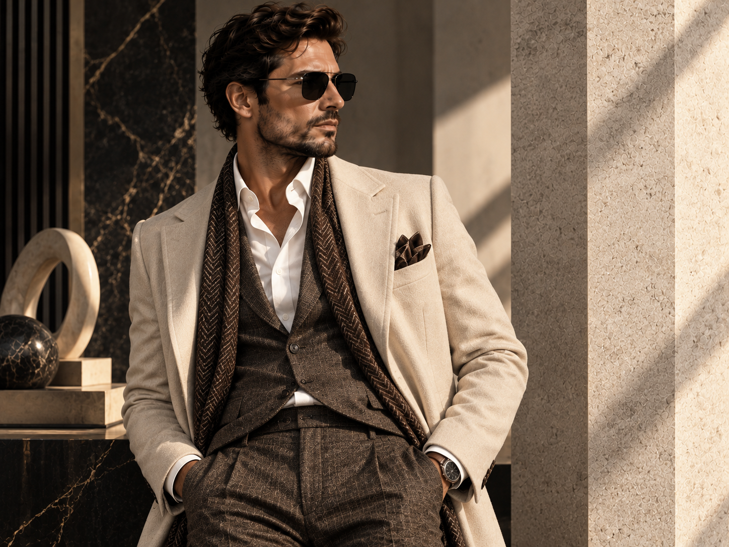 Men Fashion Signature — Erkek butik Duvar Kağıdı (TS-MF-015) – görsel 2