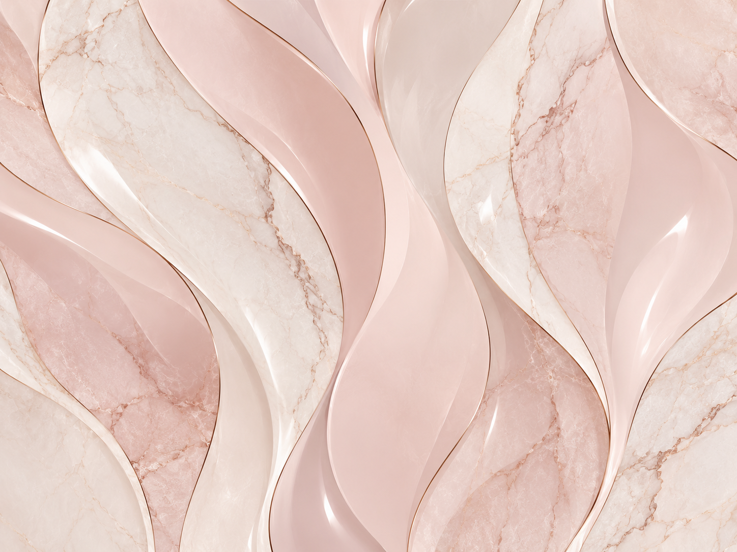Polished Beauty Wall — Tırnak stüdyosu Duvar Kağıdı (TS-NL-010) – görsel 2