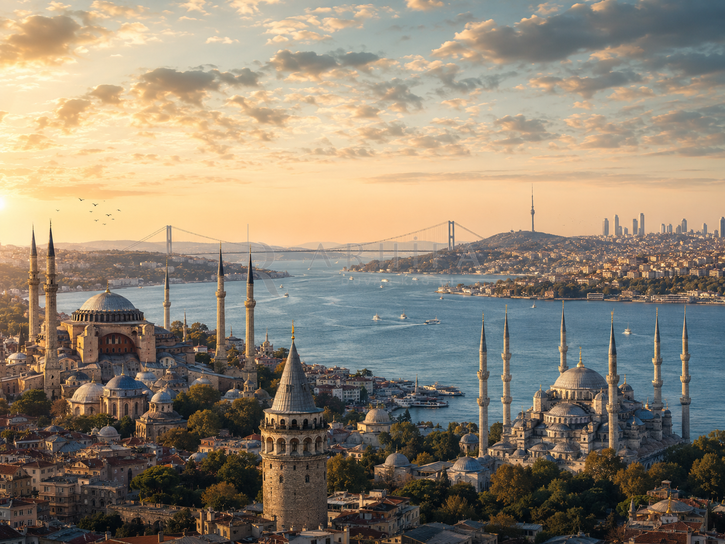 İstanbul - Boğaz Panoraması Duvar Kağıdı (CT-001) – görsel 3