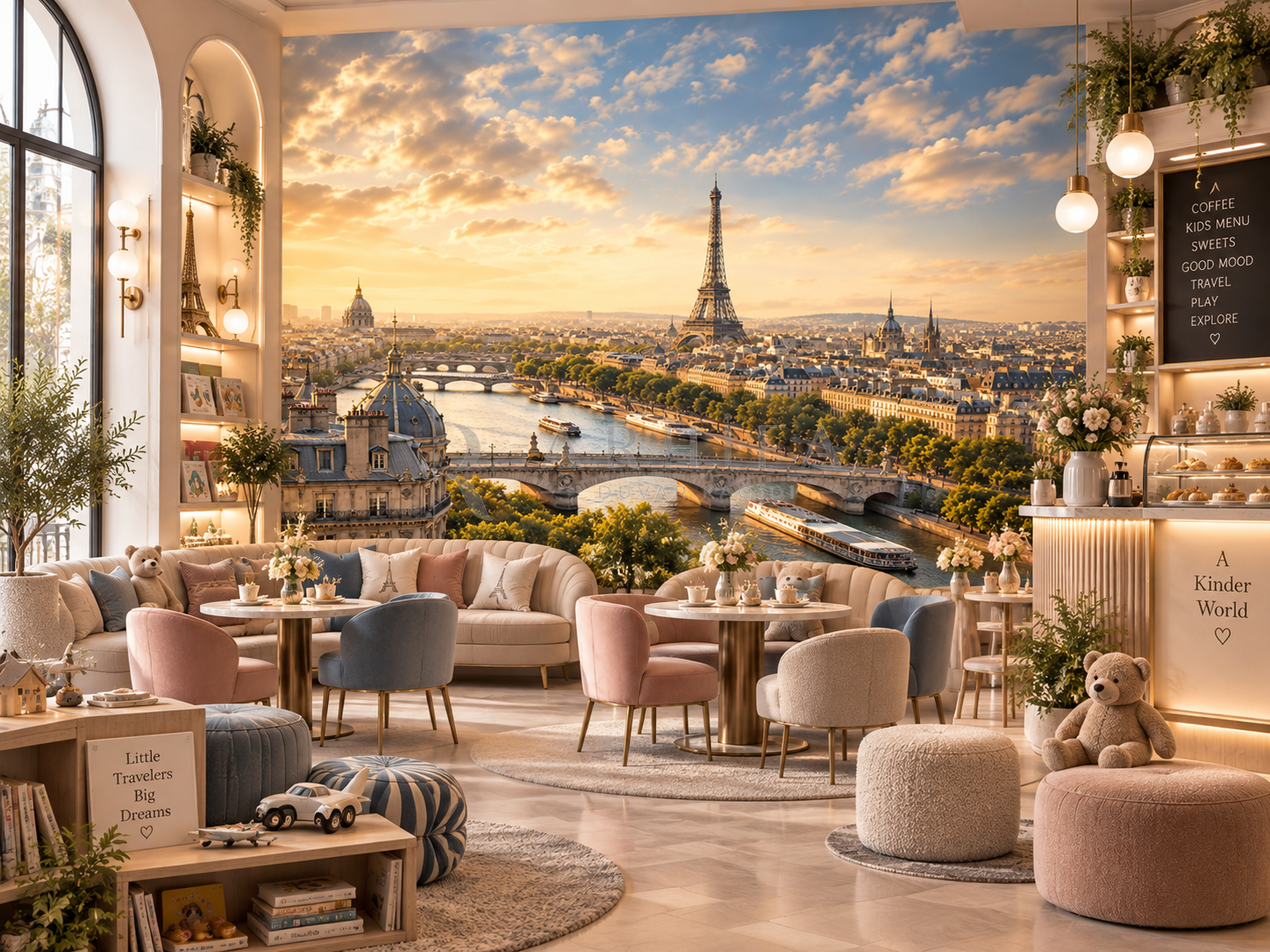 Paris — Elegant Paris - Dokulu Duvar Kağıdı (CT-002) – görsel 3