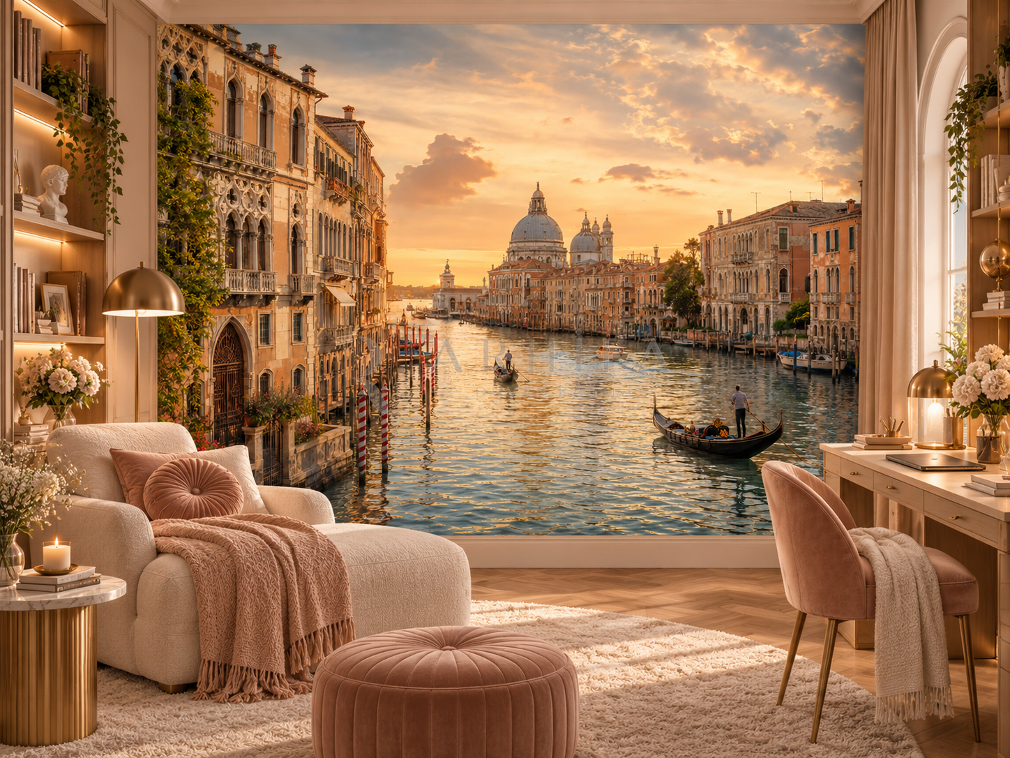 Venice — Venetian Dream - Dokulu Duvar Kağıdı (CT-004) – görsel 2