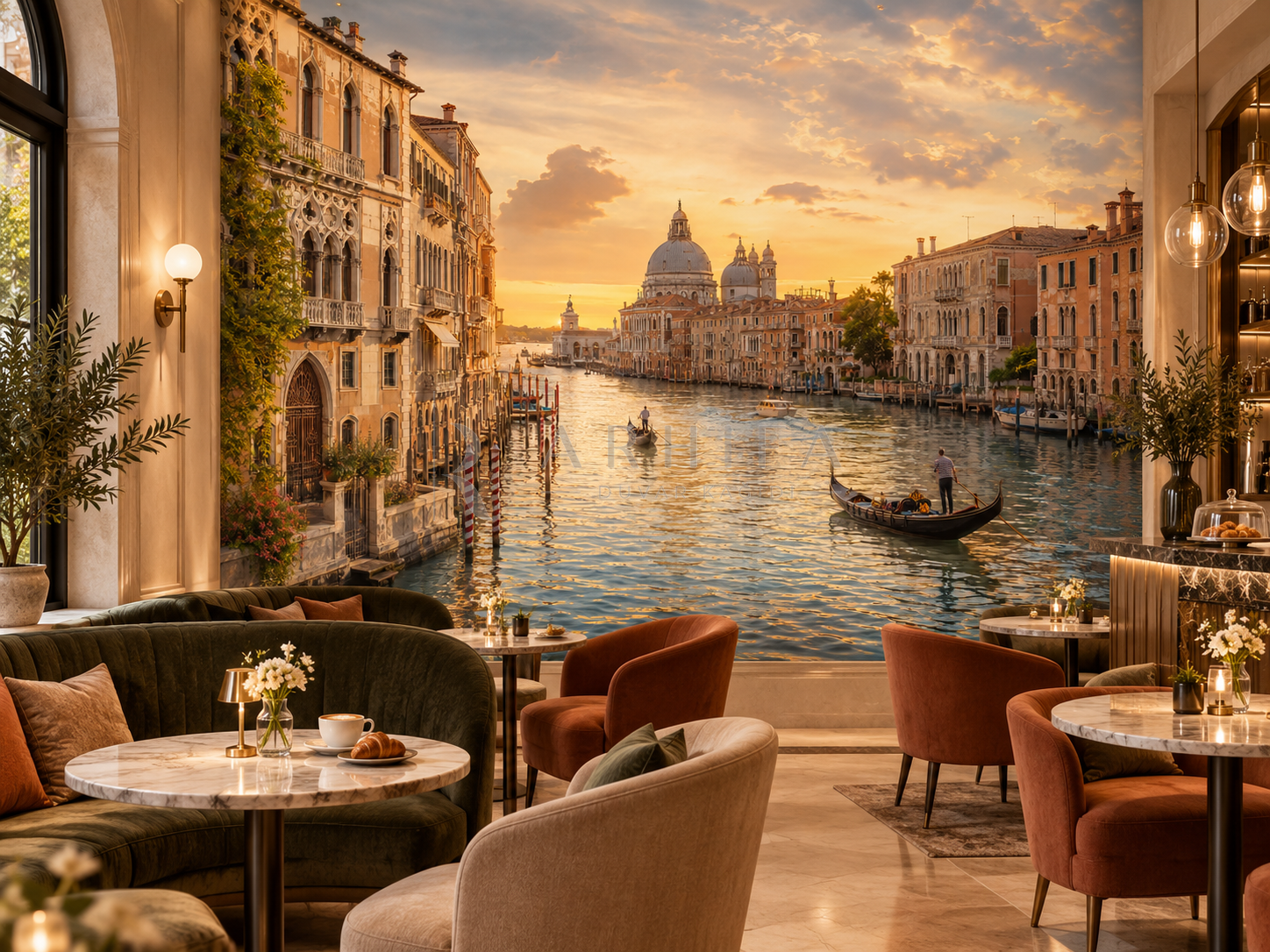 Venice — Venetian Dream - Dokulu Duvar Kağıdı (CT-004) – görsel 3