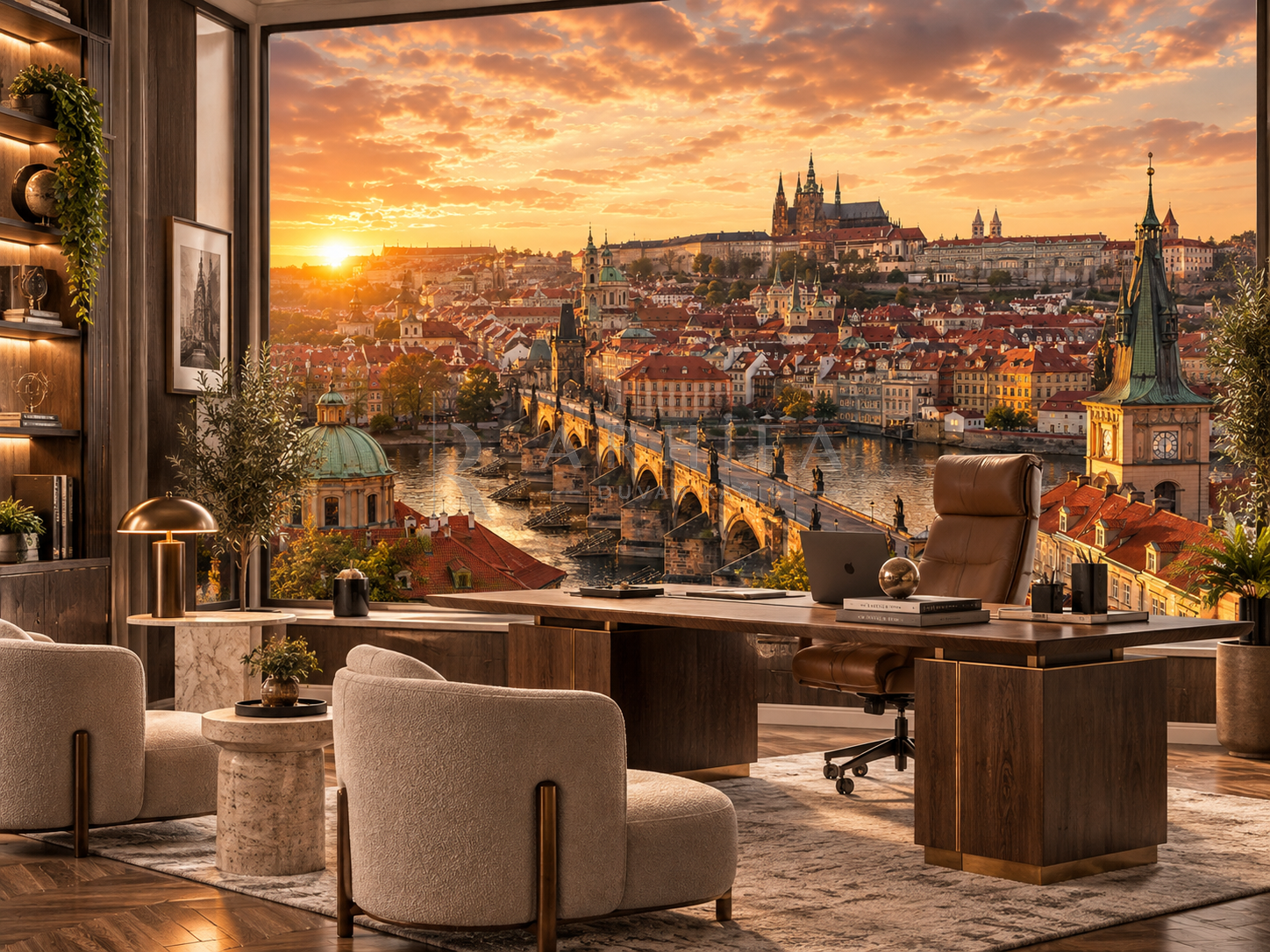 Prague — Old Town Romance - Dokulu Duvar Kağıdı (CT-008) – görsel 2