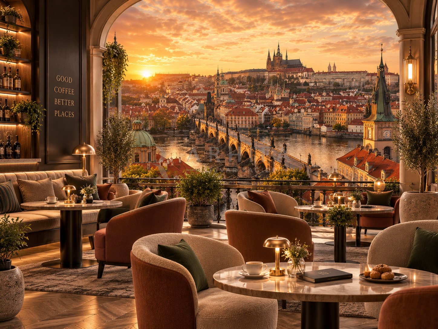 Prague — Old Town Romance - Dokulu Duvar Kağıdı (CT-008) – görsel 3