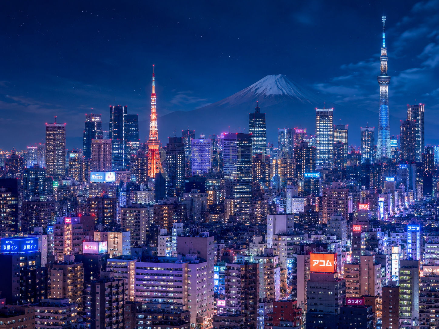 Tokyo — Tokyo Nights Duvar Kağıdı (CT-013) – görsel 2