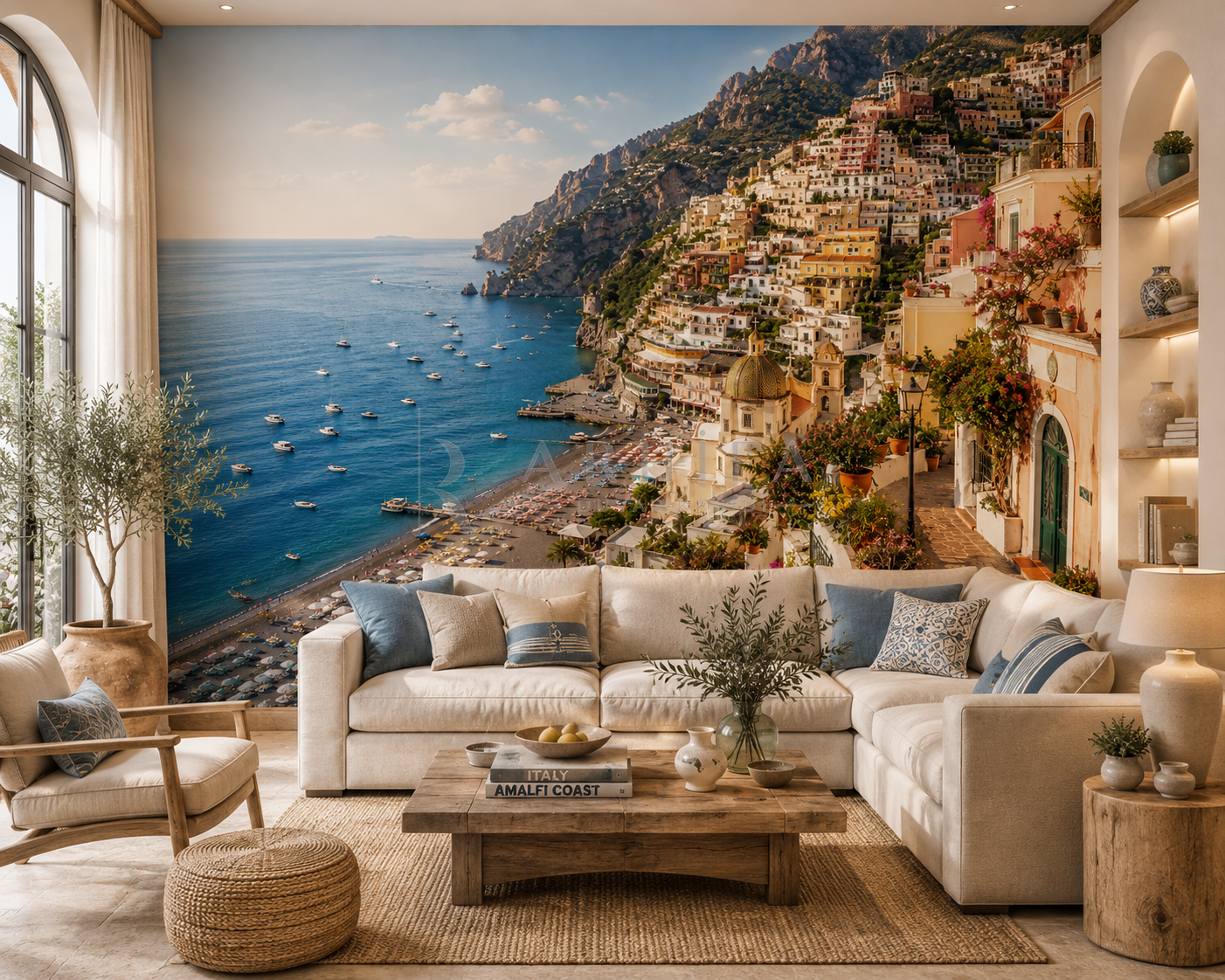 Positano - Amalfi Kıyısı Duvar Kağıdı (CT-015)