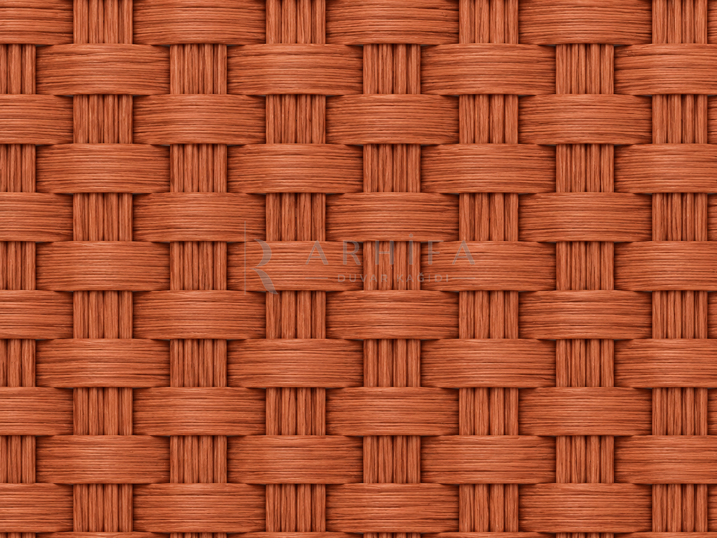— Terracotta Raffia Duvar Kağıdı (CW-005) – görsel 2