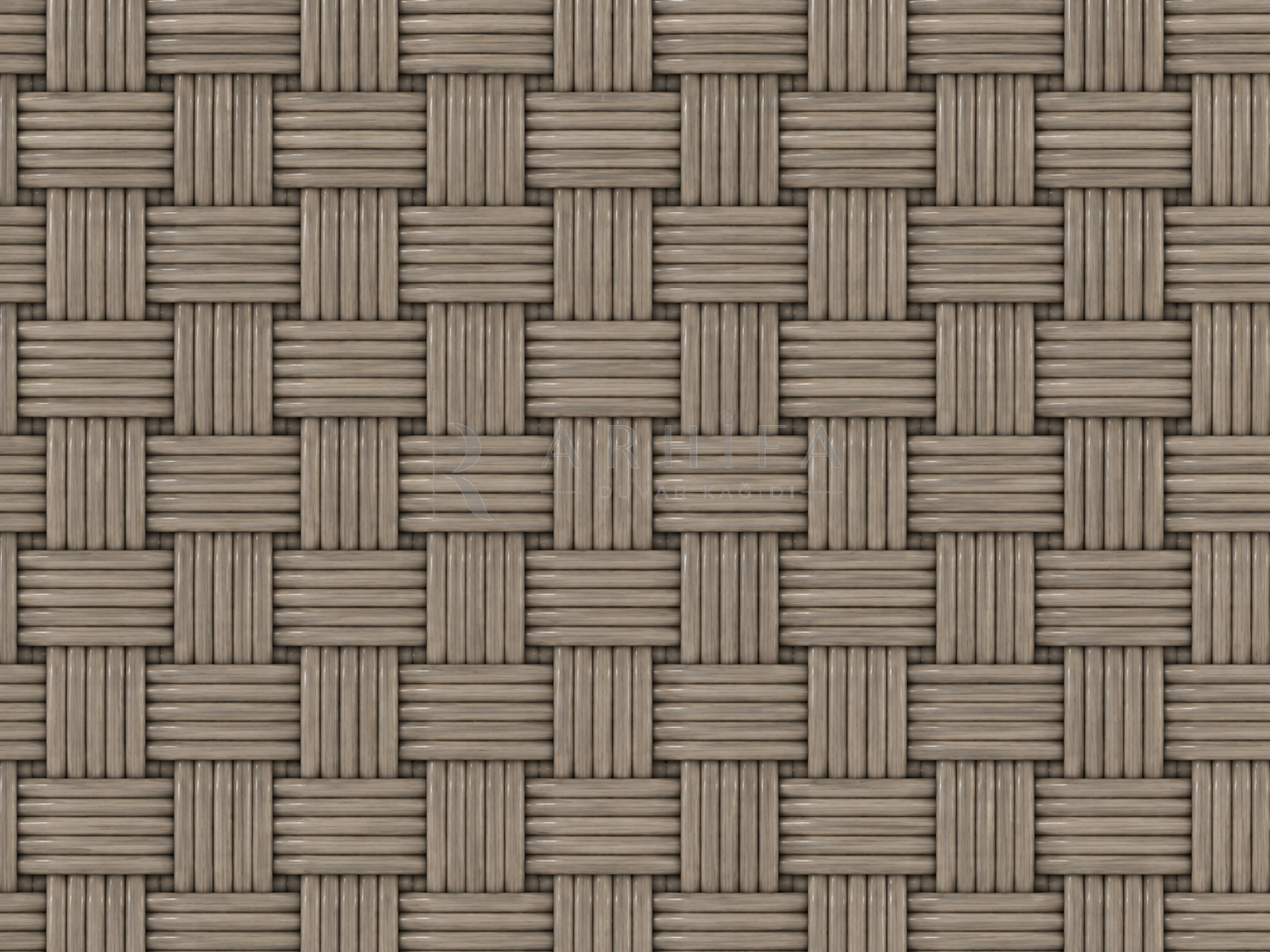 Warm Grey Rattan Duvar Kağıdı (CW-024) – görsel 2