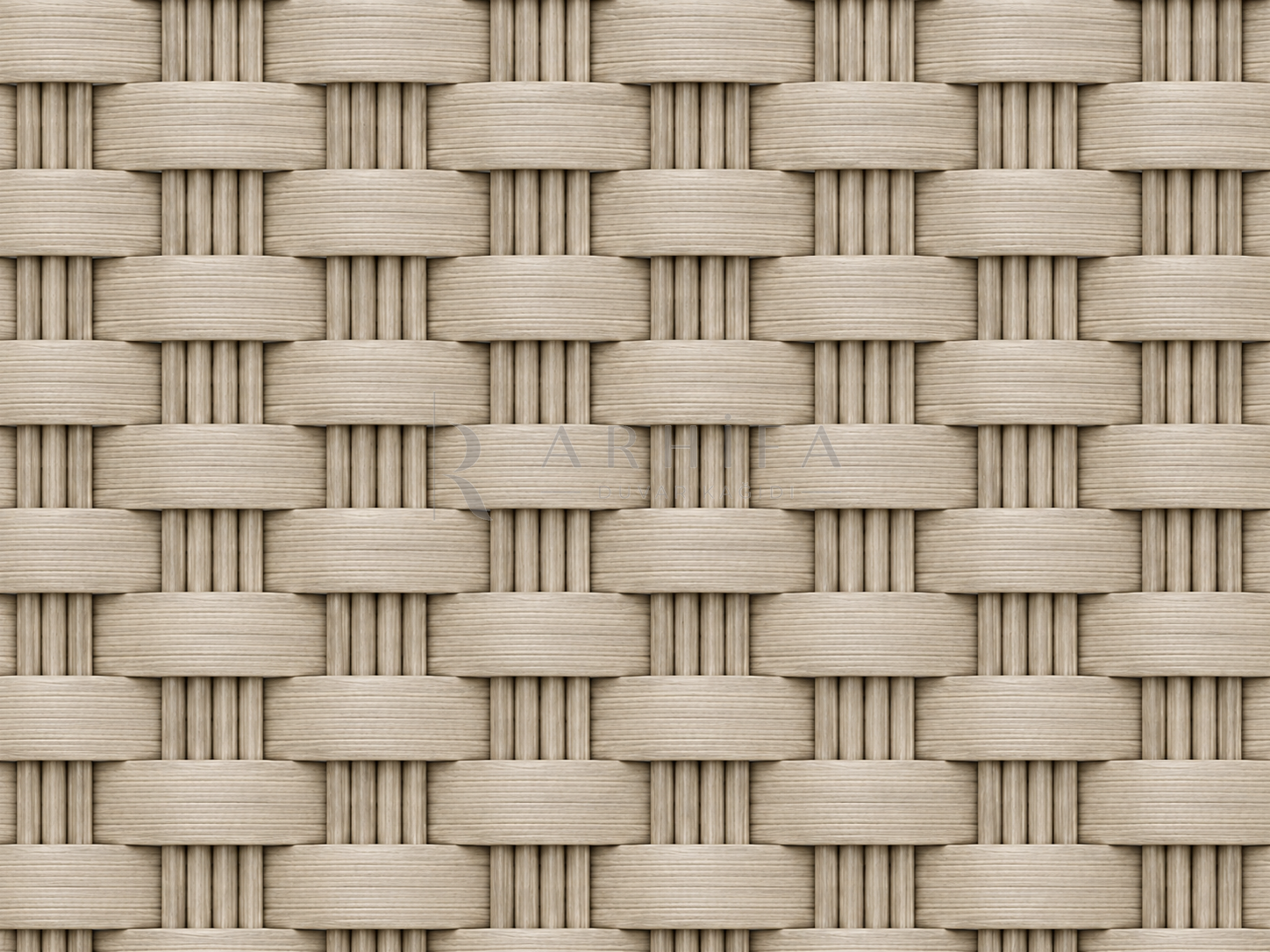 — Stone Beige Cane Duvar Kağıdı (CW-013) – görsel 2
