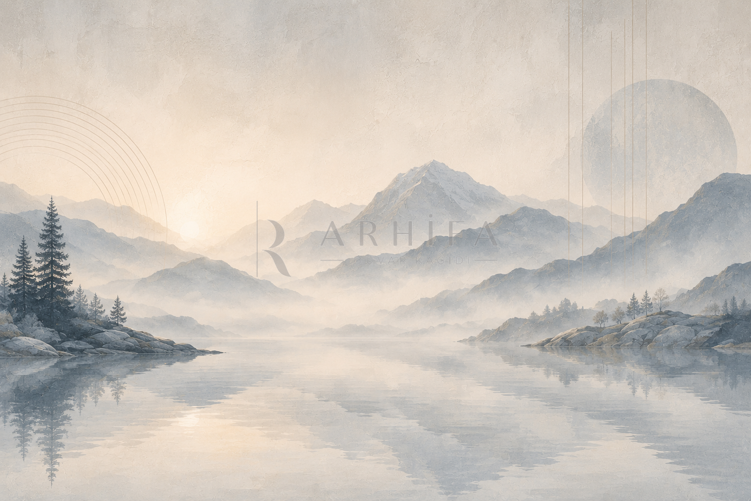 Morning Fog Duvar Kağıdı (DB-010) – görsel 2