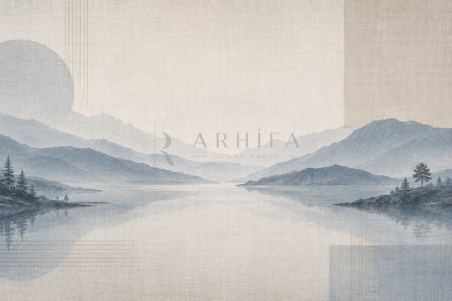 Blue Linen Duvar Kağıdı (DB-011) – görsel 2