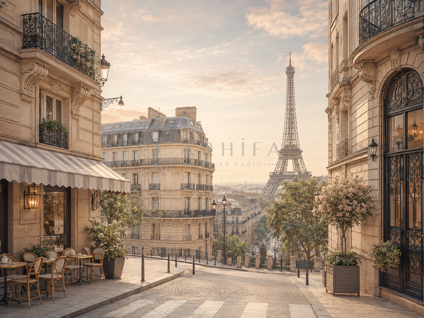 — Paris Morning Duvar Kağıdı (DM-001) – görsel 2