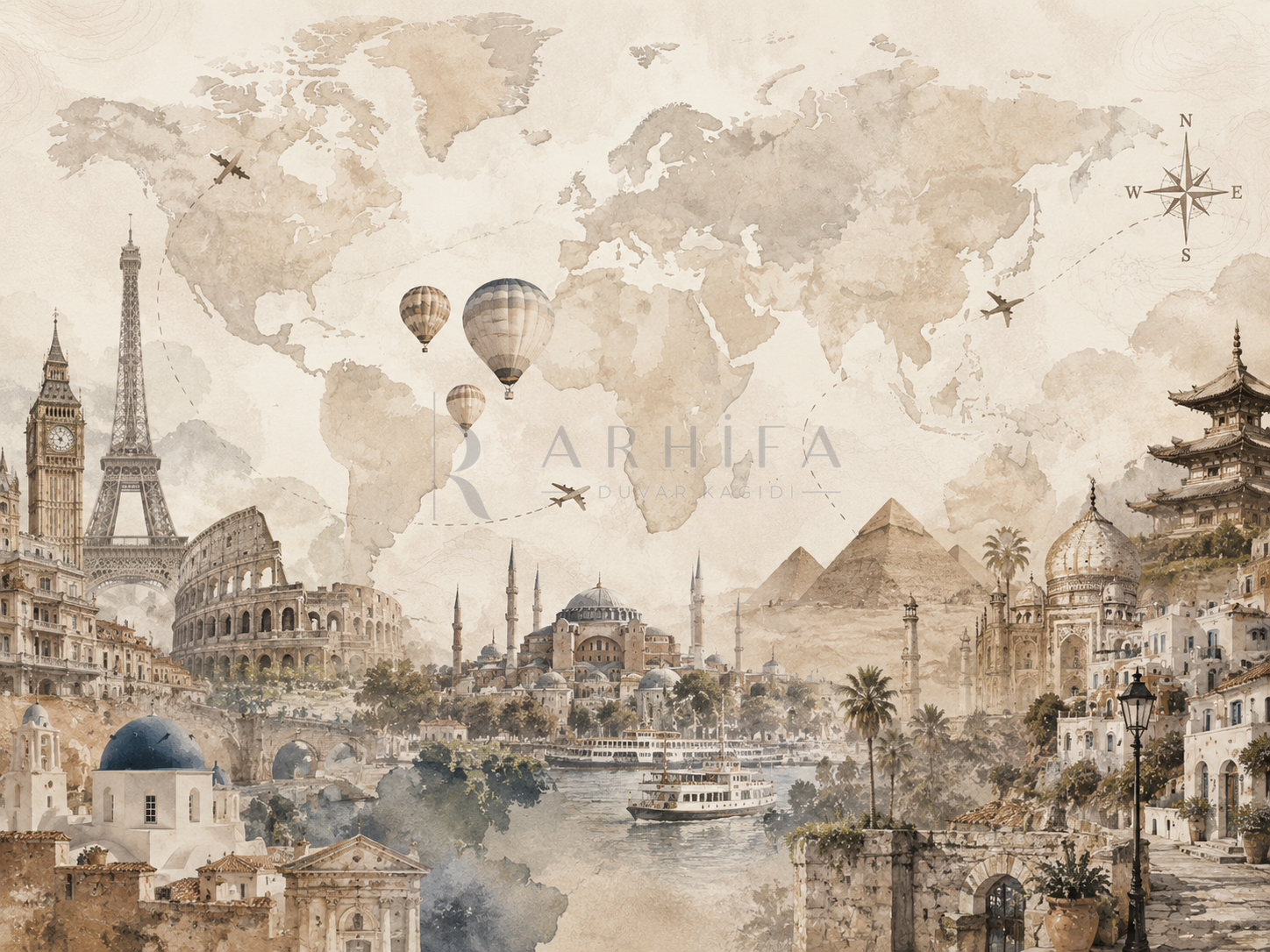 — World Journey Signatur Duvar Kağıdı (DM-015A) – görsel 2