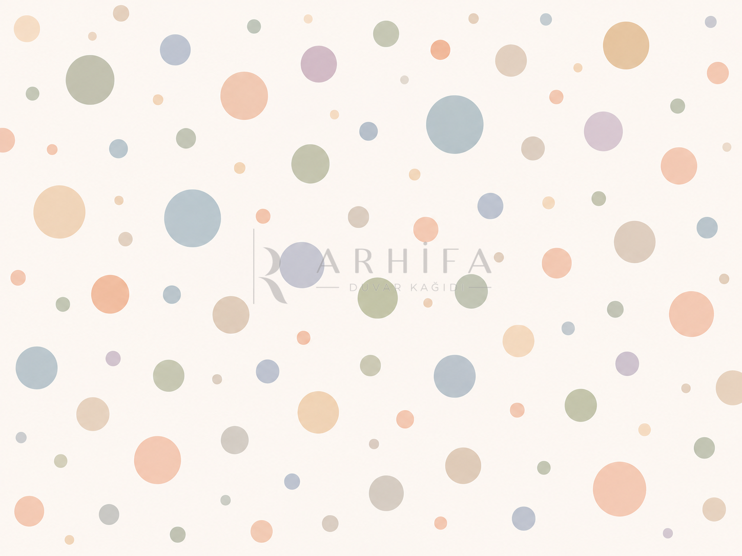 Scattered Circles Duvar Kağıdı (DT-012) – görsel 2