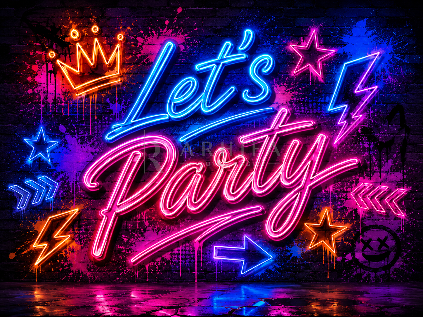 — Let’s Party Duvar Kağıdı (EN-002) – görsel 2