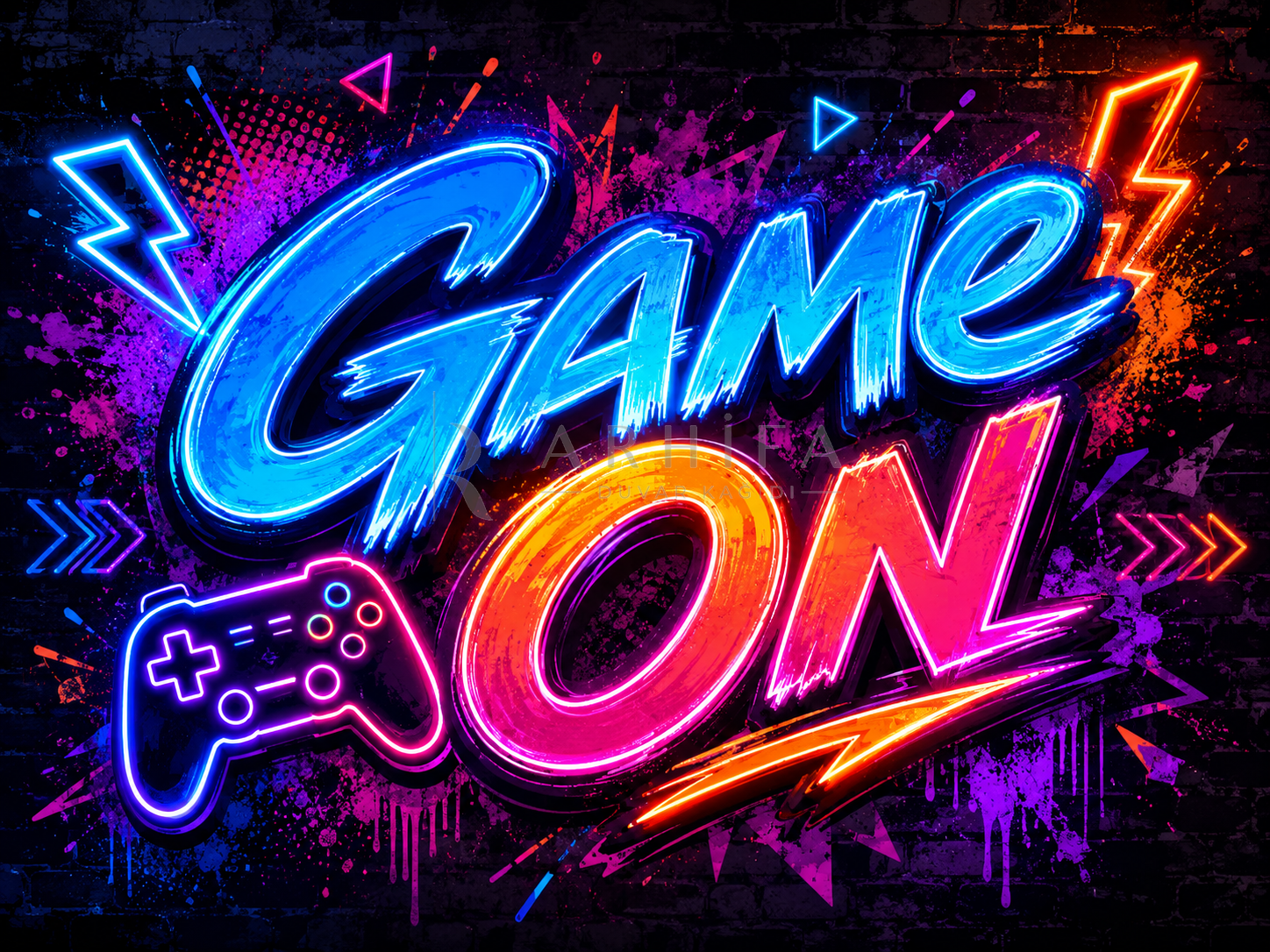 — Game On Duvar Kağıdı (EN-003) – görsel 2