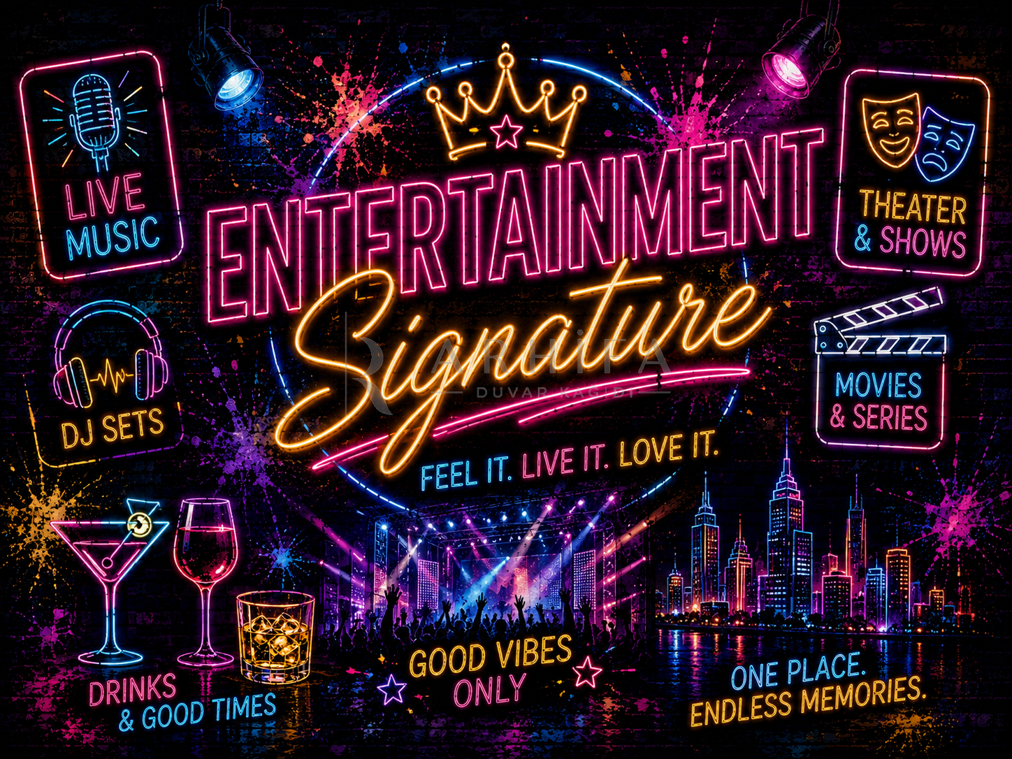 — Entertainment Signature Duvar Kağıdı (EN-015) – görsel 2