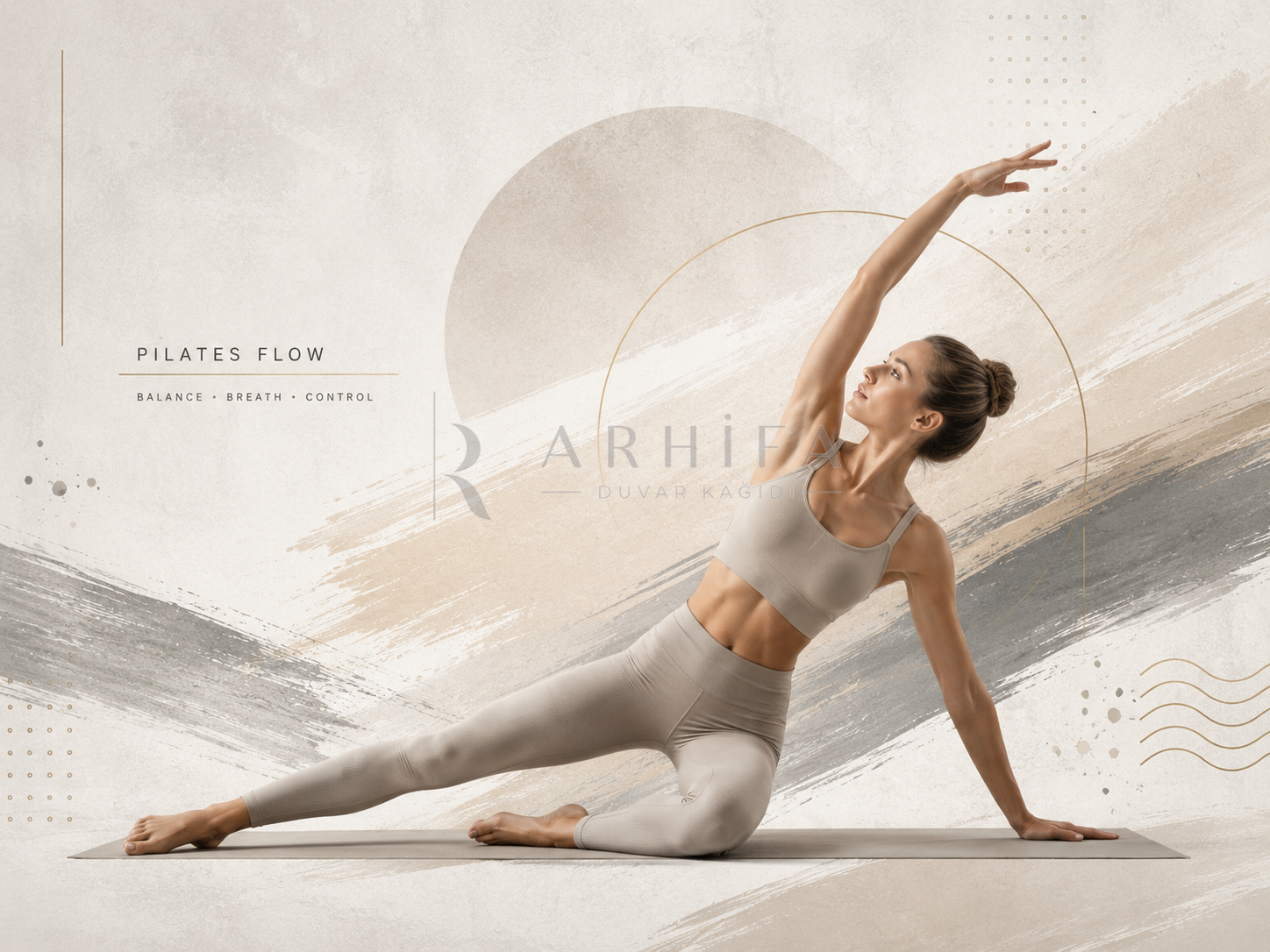 — Pilates Flow Duvar Kağıdı (FA-006) – görsel 2