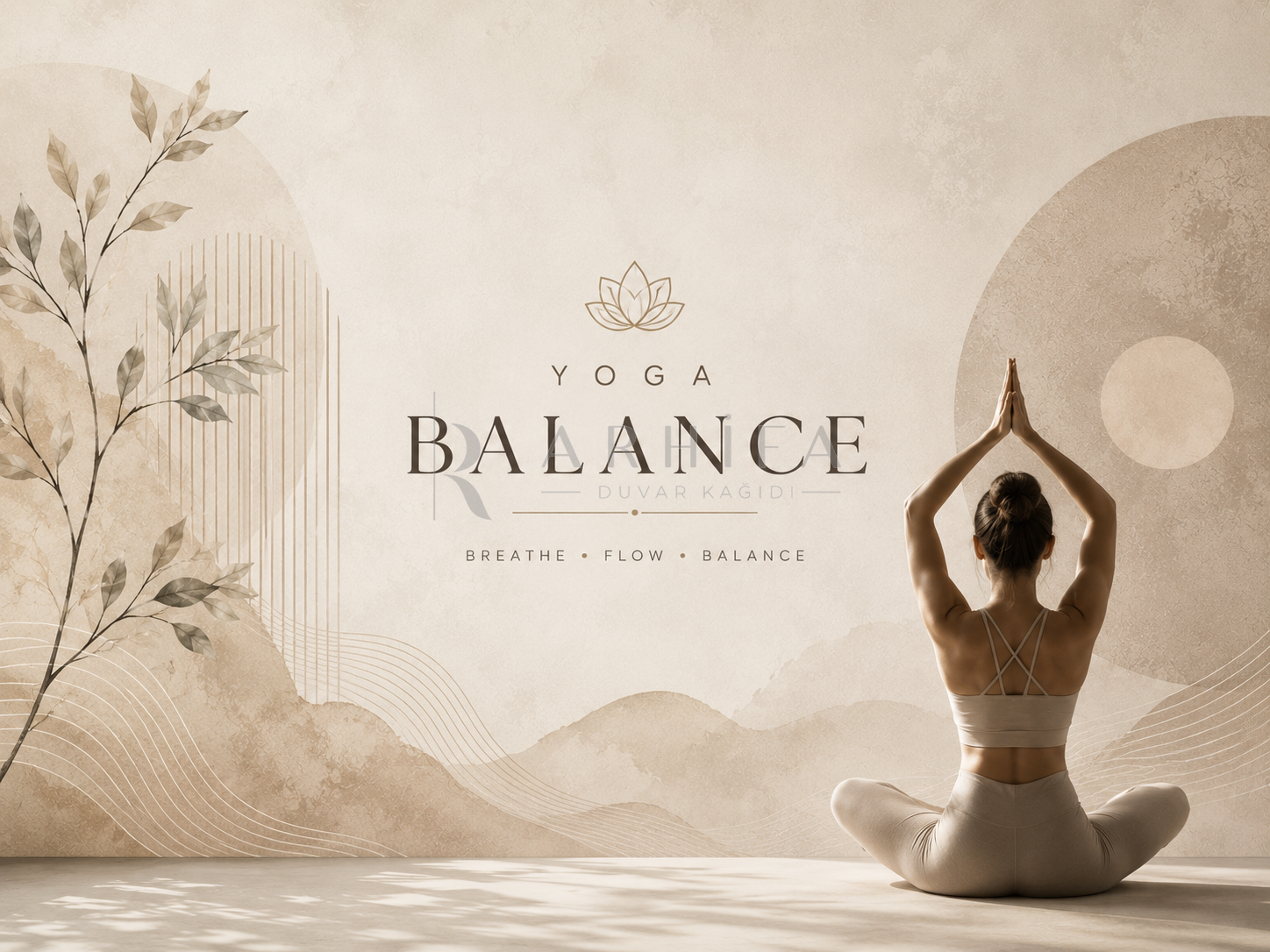 — Yoga Balance Duvar Kağıdı (FA-007) – görsel 2