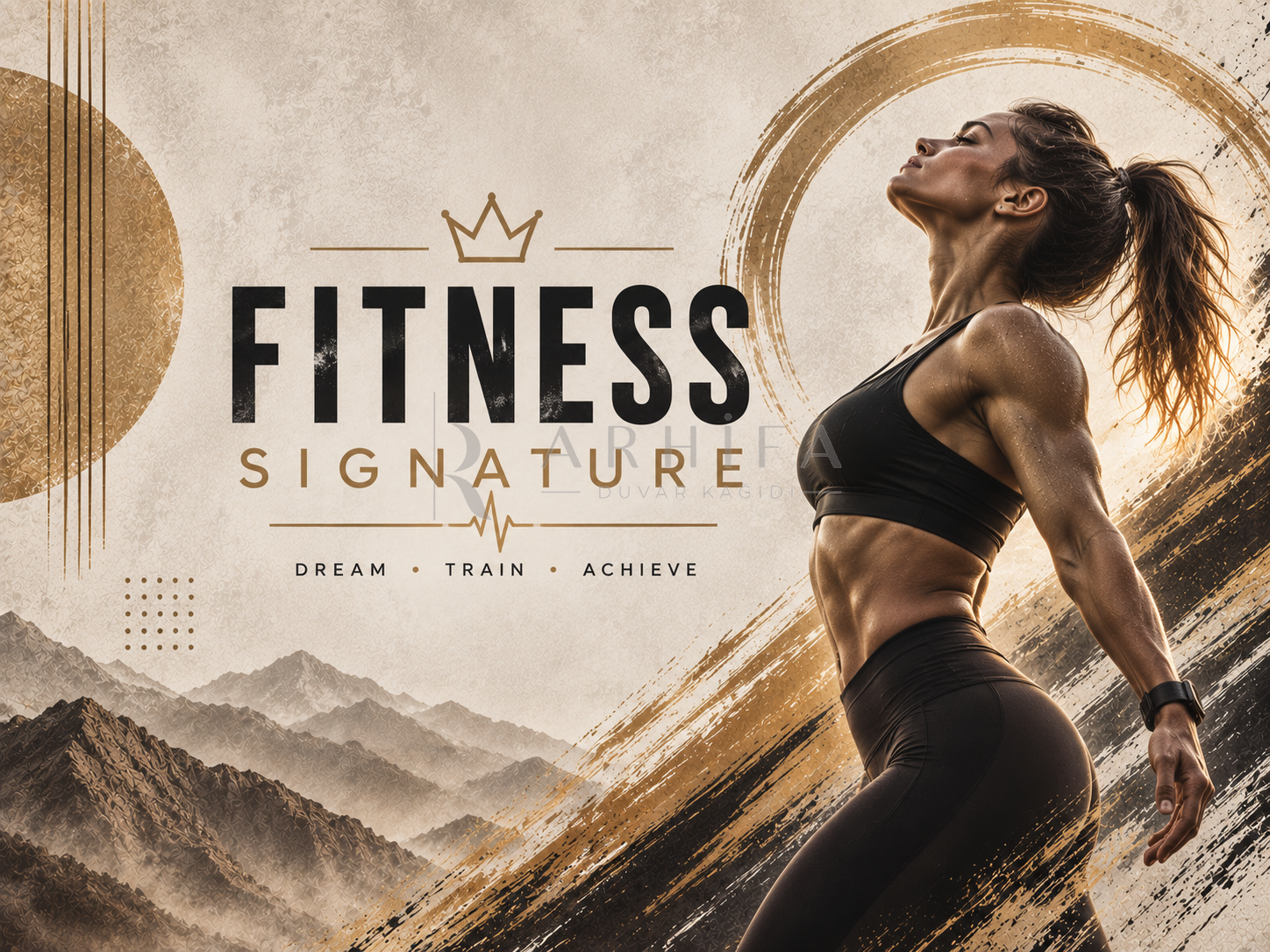 — Fitness Signature Duvar Kağıdı (FA-015) – görsel 2