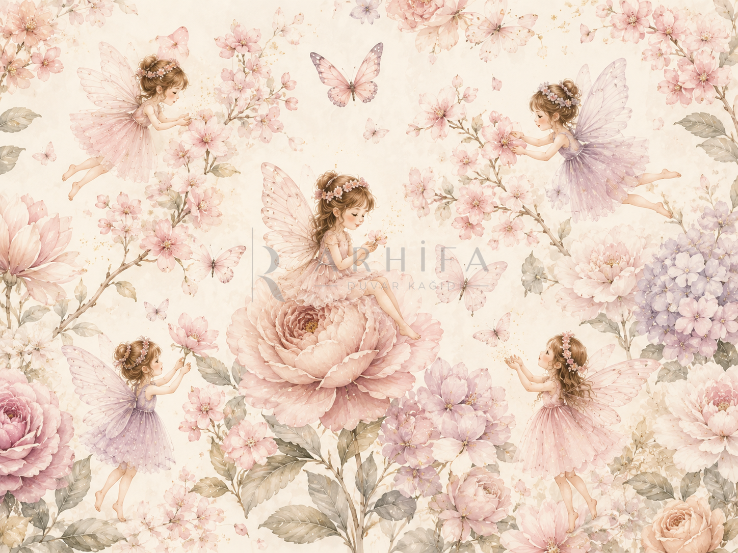 Fairy Blossom - Botanik Duvar Kağıdı (FF-002) – görsel 4