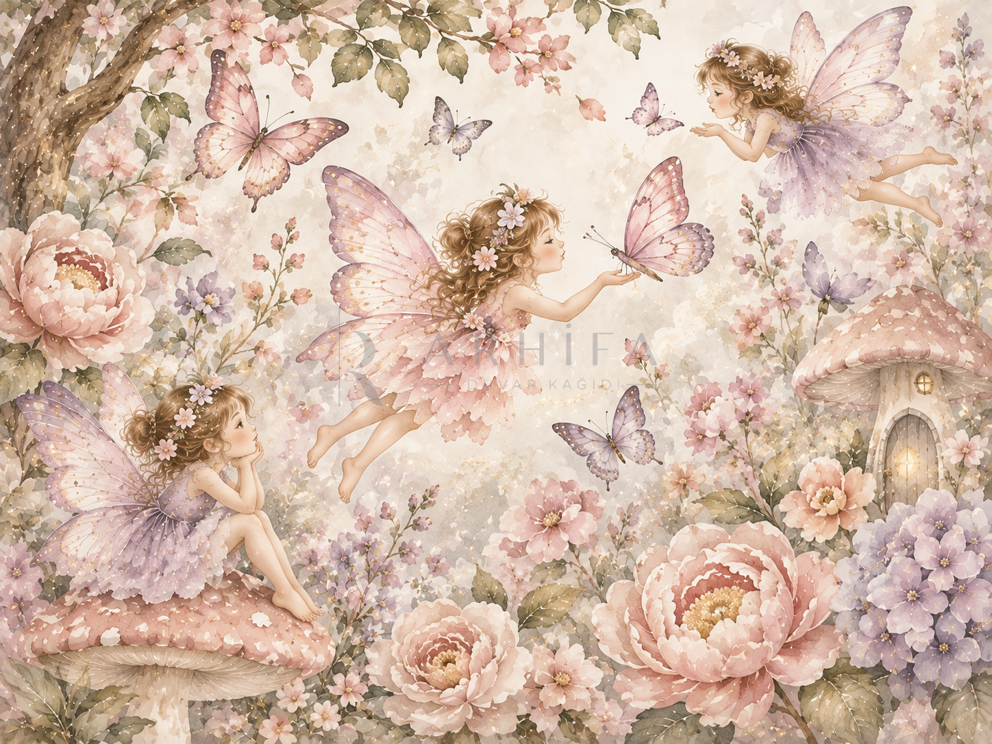 — Butterfly Fairy Duvar Kağıdı (FF-006A) – görsel 2