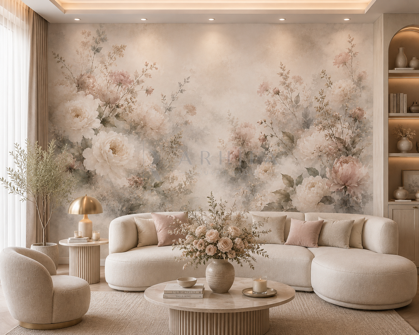 Floral Mist - Botanik Duvar Kağıdı (FL-008) – görsel 2