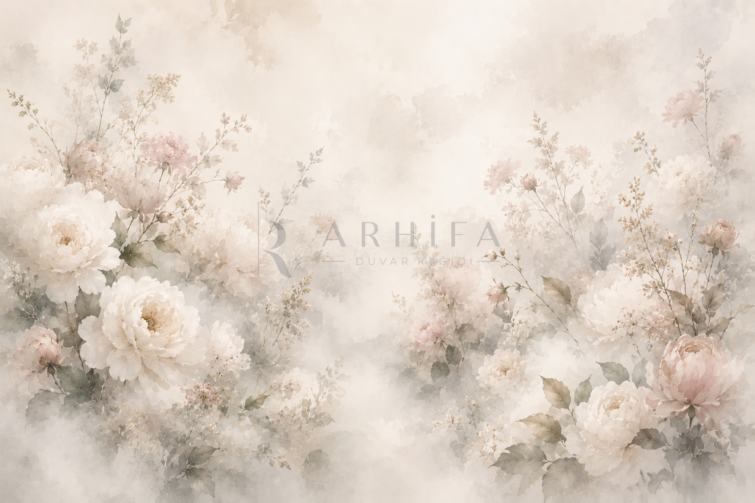 Floral Mist - Botanik Duvar Kağıdı (FL-008) – görsel 3